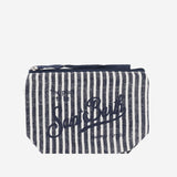 POCHETTE ALINE CON LOGO A RIGHE ALI0004 02414L MC2 SAINT BARTH 