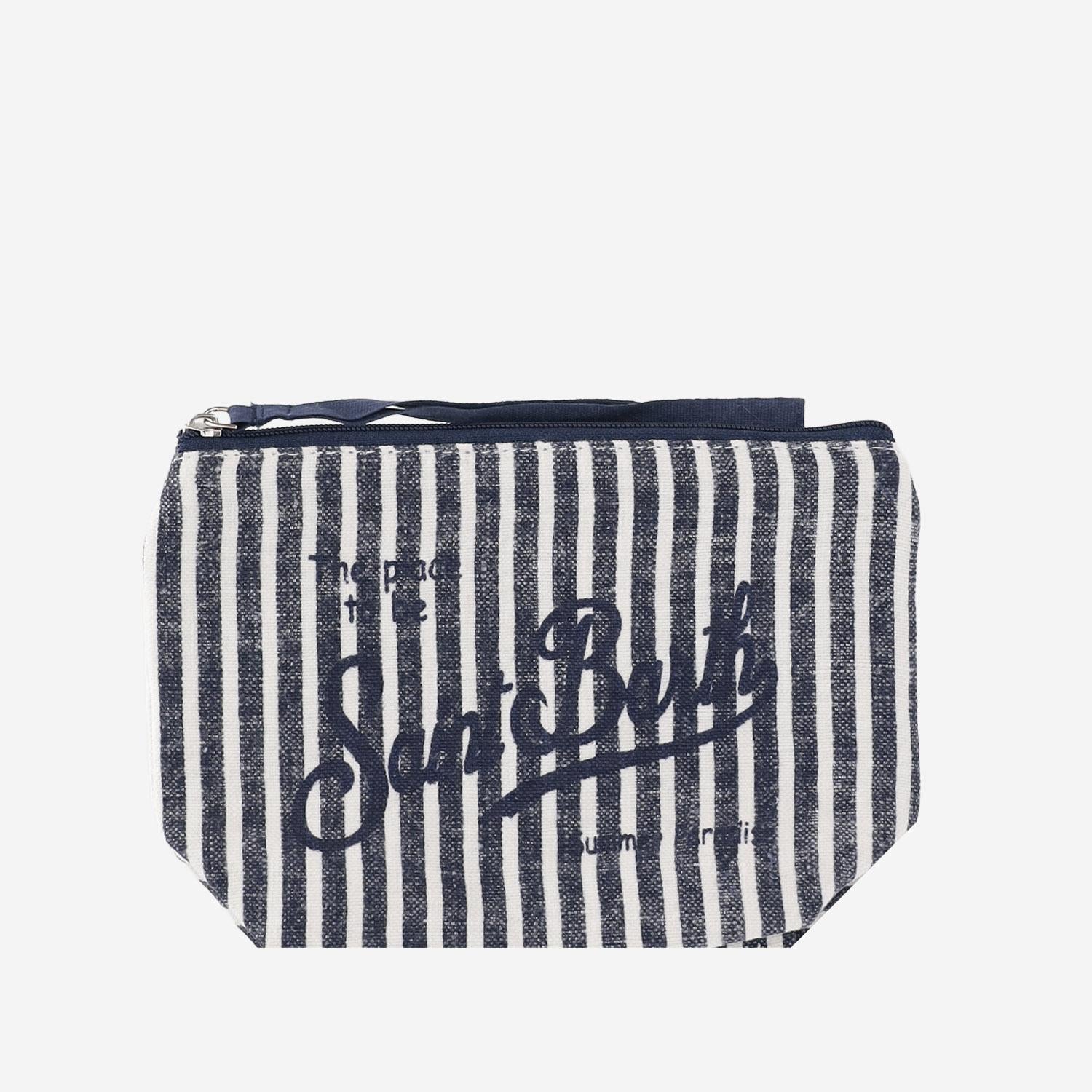 POCHETTE ALINE CON LOGO A RIGHE ALI0004 02414L MC2 SAINT BARTH 