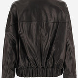 GIACCA ODINO IN PELLE 6188729 200 KHAITE 