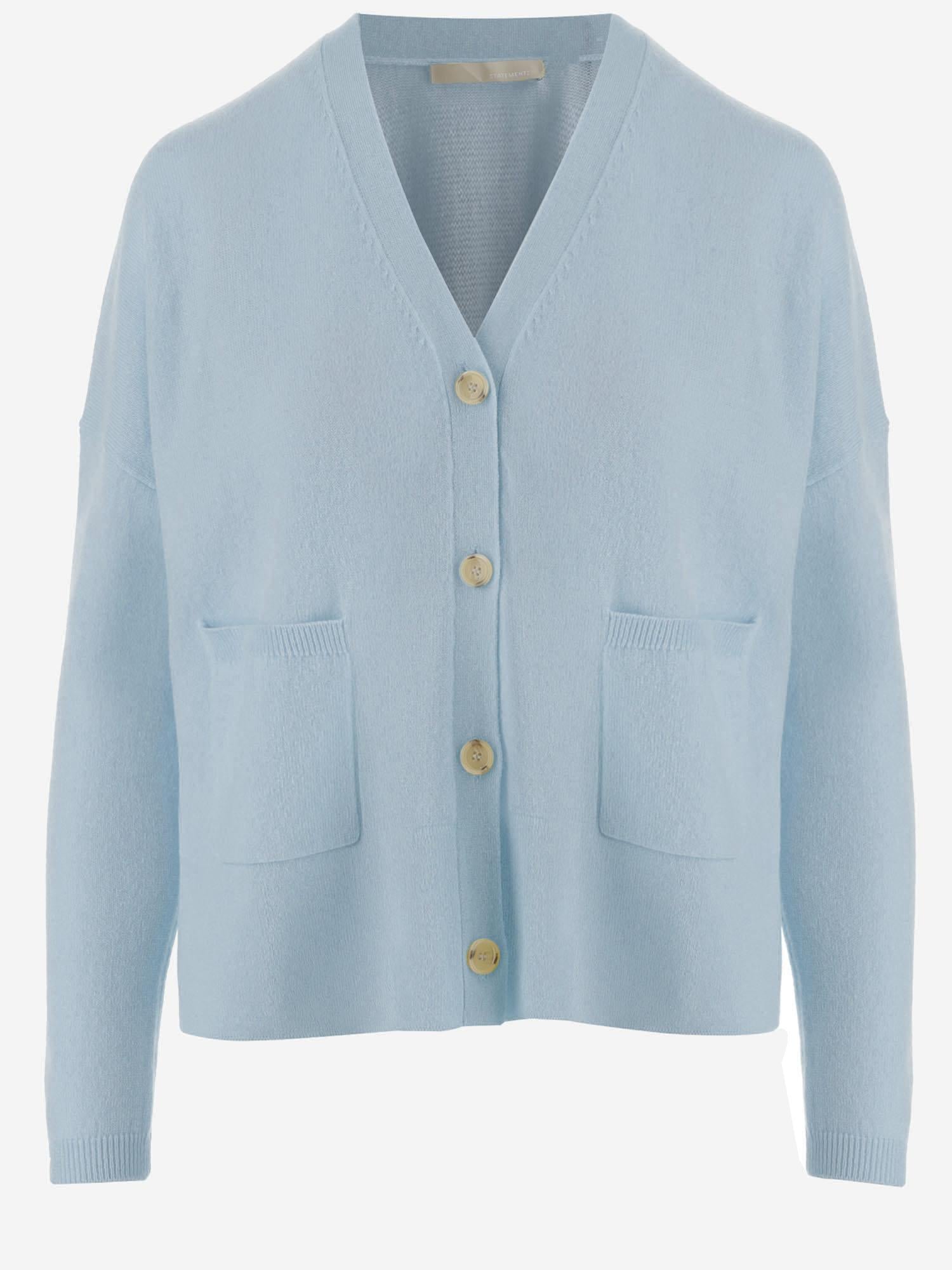 CARDIGAN IN LANA E CASHMERE 26217740 10 ALLUDE 