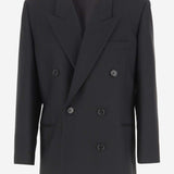 Giacca doppiopetto Timoty in lana 8162W2859 BLK THE ROW 