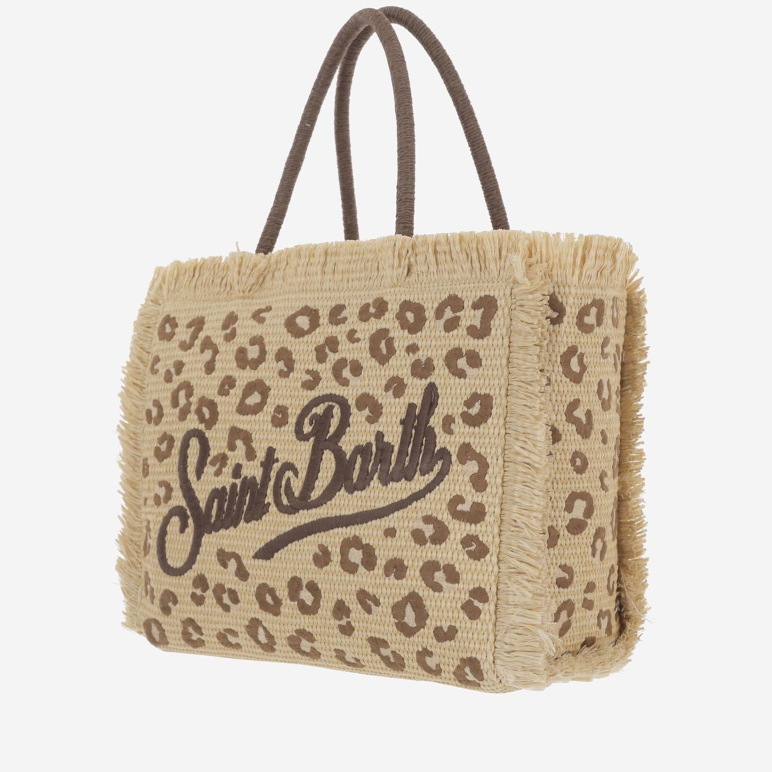 BORSA IN MISTO COTONE CON LOGO VANI021 00349L MC2 SAINT BARTH 