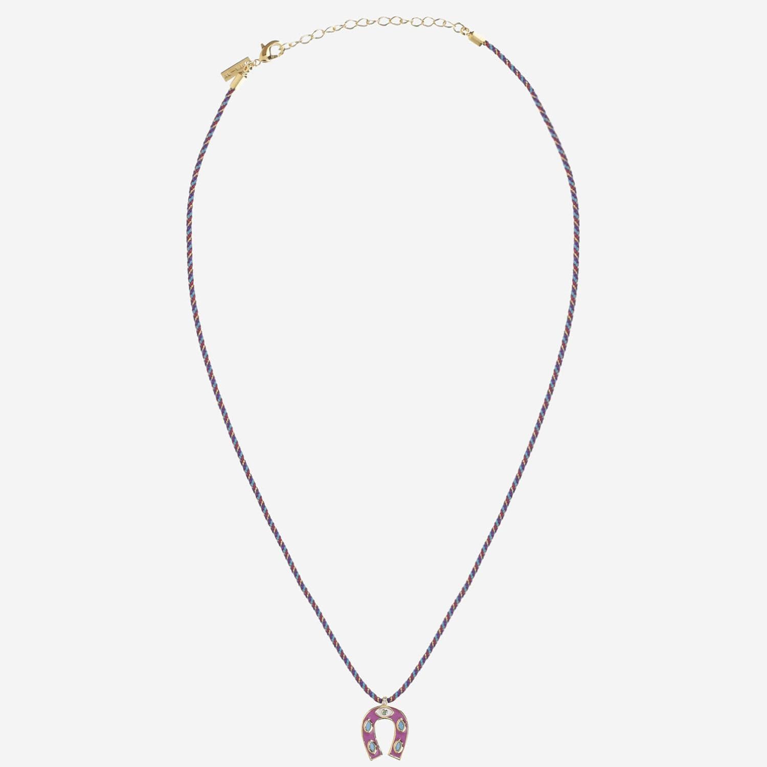 COLLANA MINI FERRO DI CAVALLO CO373 ORO MYA BAY 
