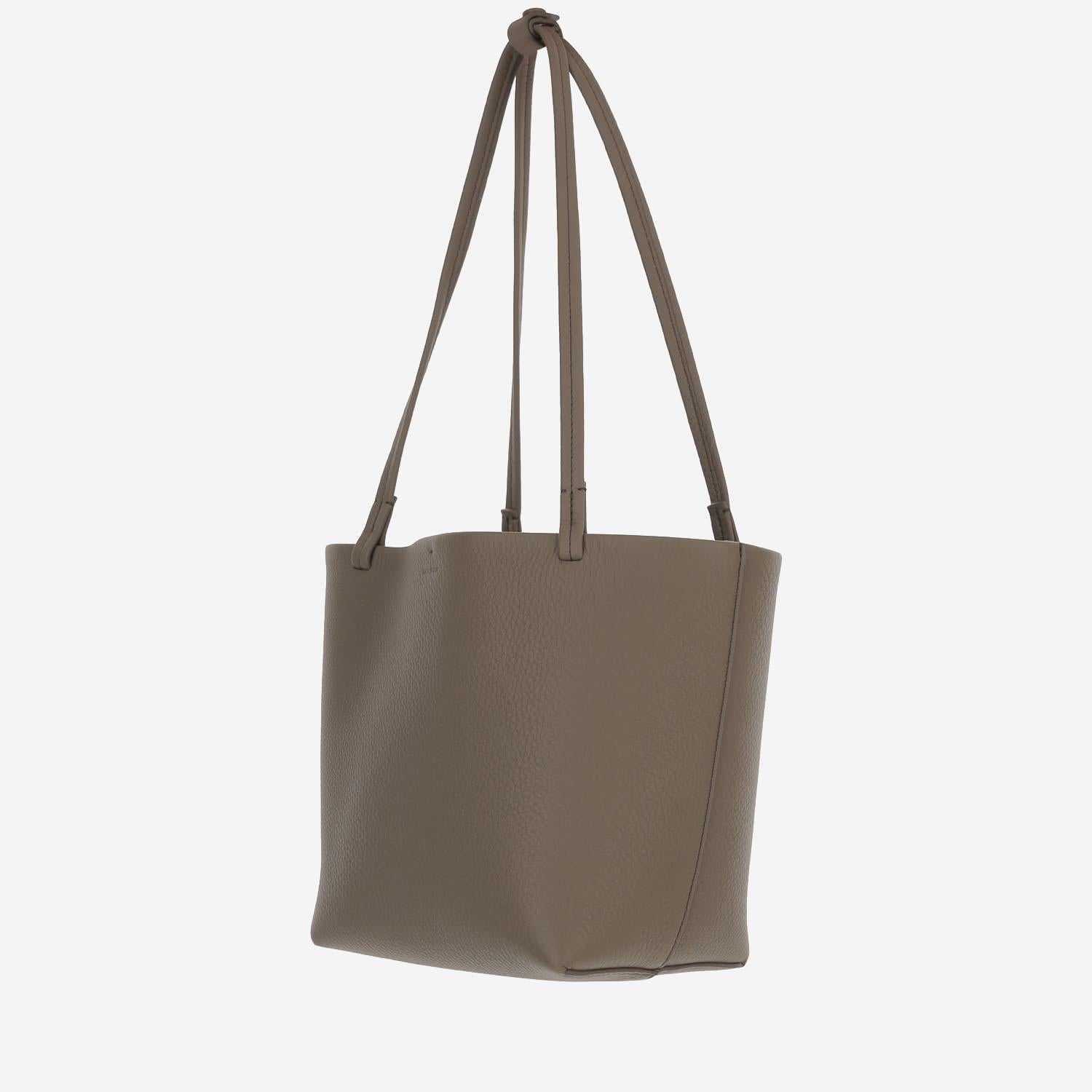 BORSA MEDIUM PARK TOTE IN PELLE MARTELLATA W1894L129 SMKTA THE ROW 