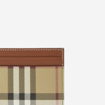 PORTA CARTE CHECK 8109801 VNTGCHK/BRIARBROWN BURBERRY 