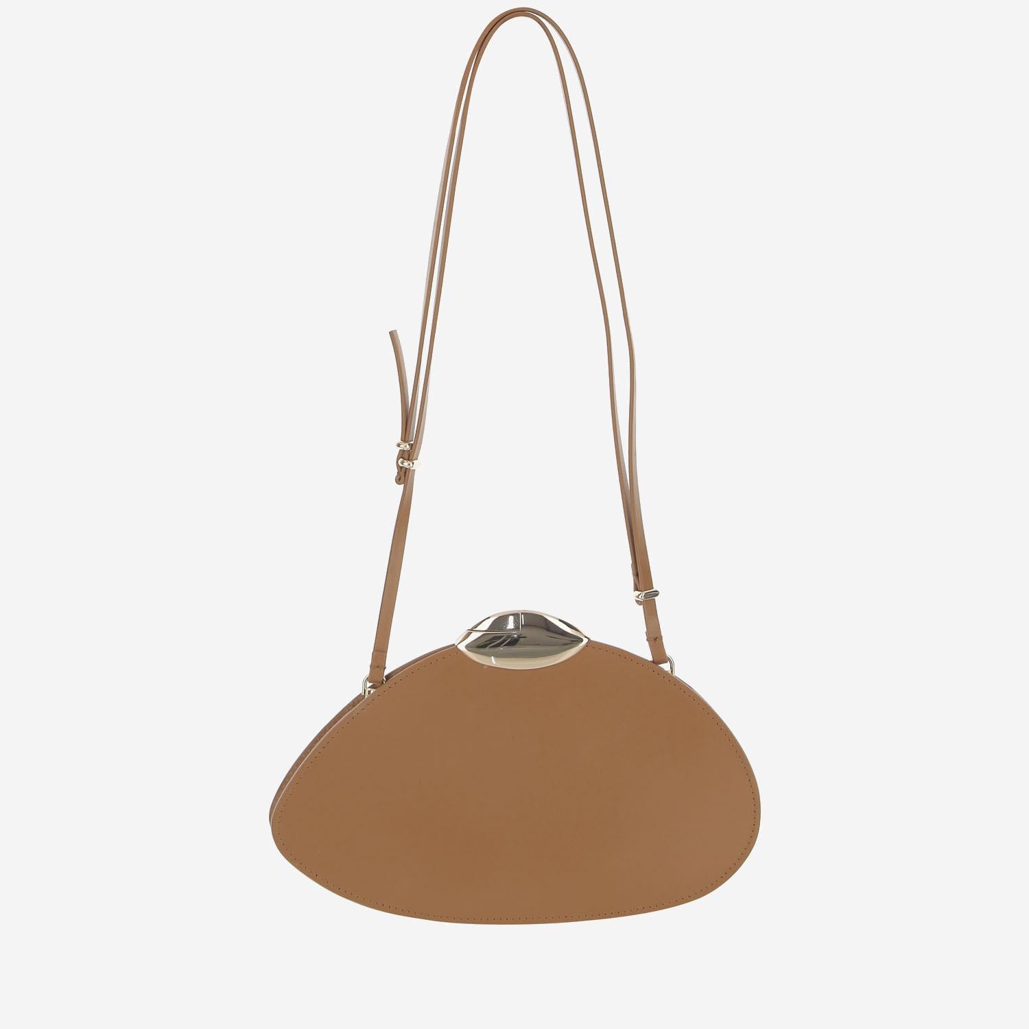 BORSA BELLE DE JOUR IN PELLE BELLEDEJOUR CARAMEL BENEDETTA BRUZZICHES 