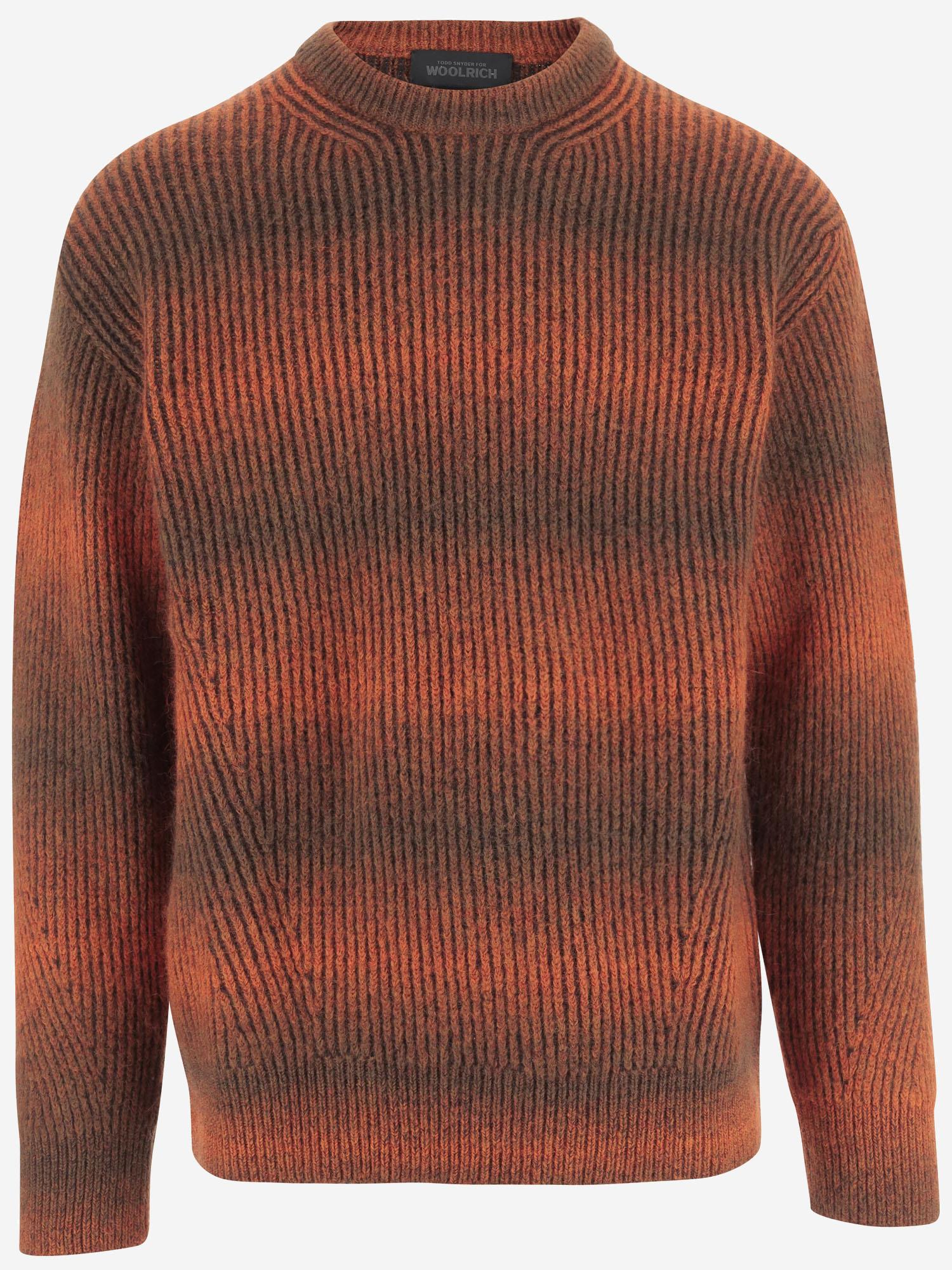 MAGLIONE IN MISTO LANA STRETCH CON SFUMATURE CFBLKN2004MRUF5053 4350 WOOLRICH 