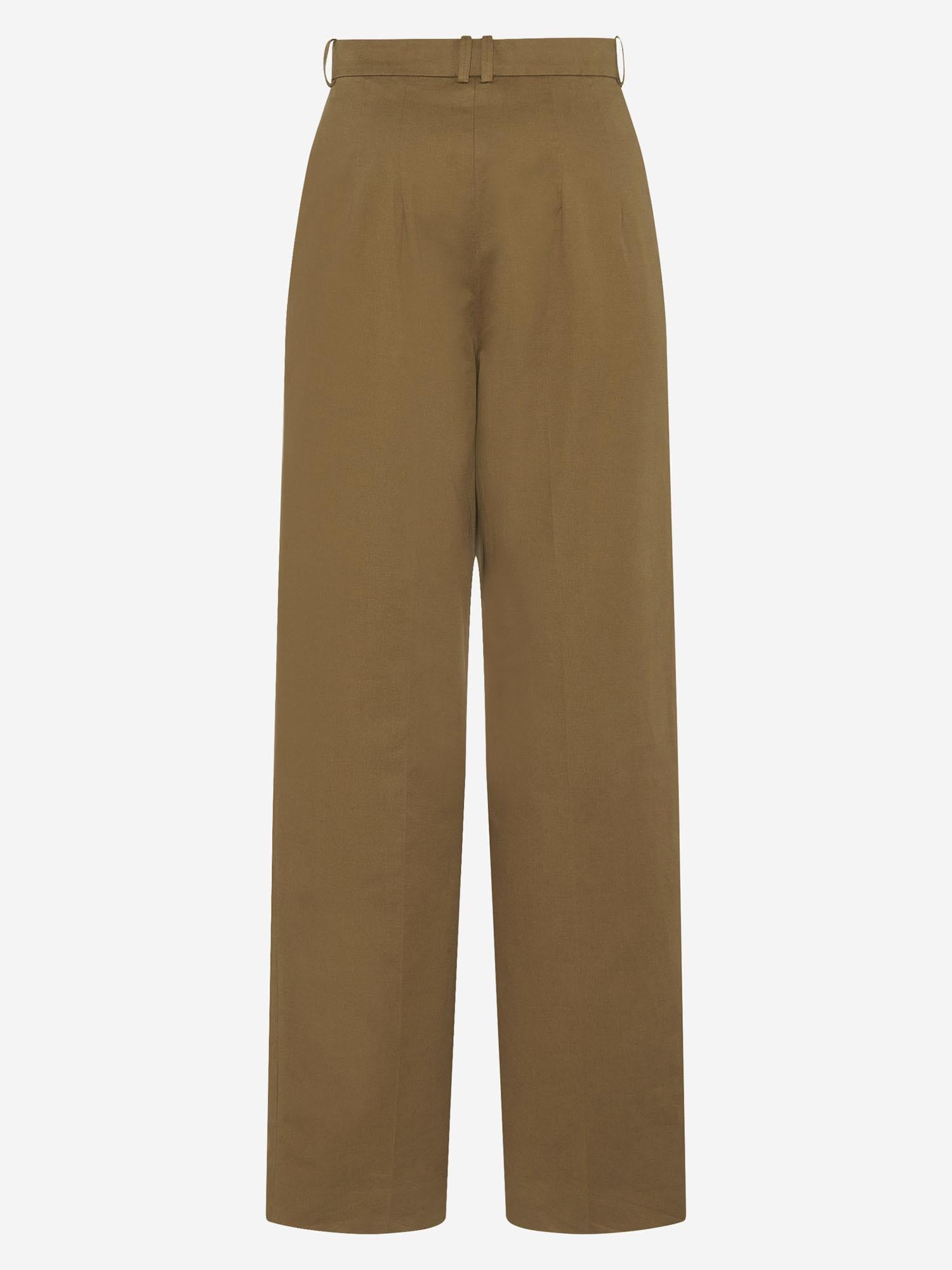 PANTALONI IGOR IN COTONE E CASHMERE 5629W3670 RKS THE ROW 