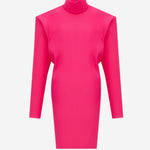 ABITO BOXY IN MISTO SETA STRETCH 849606 Y6I855244 SAINT LAURENT 