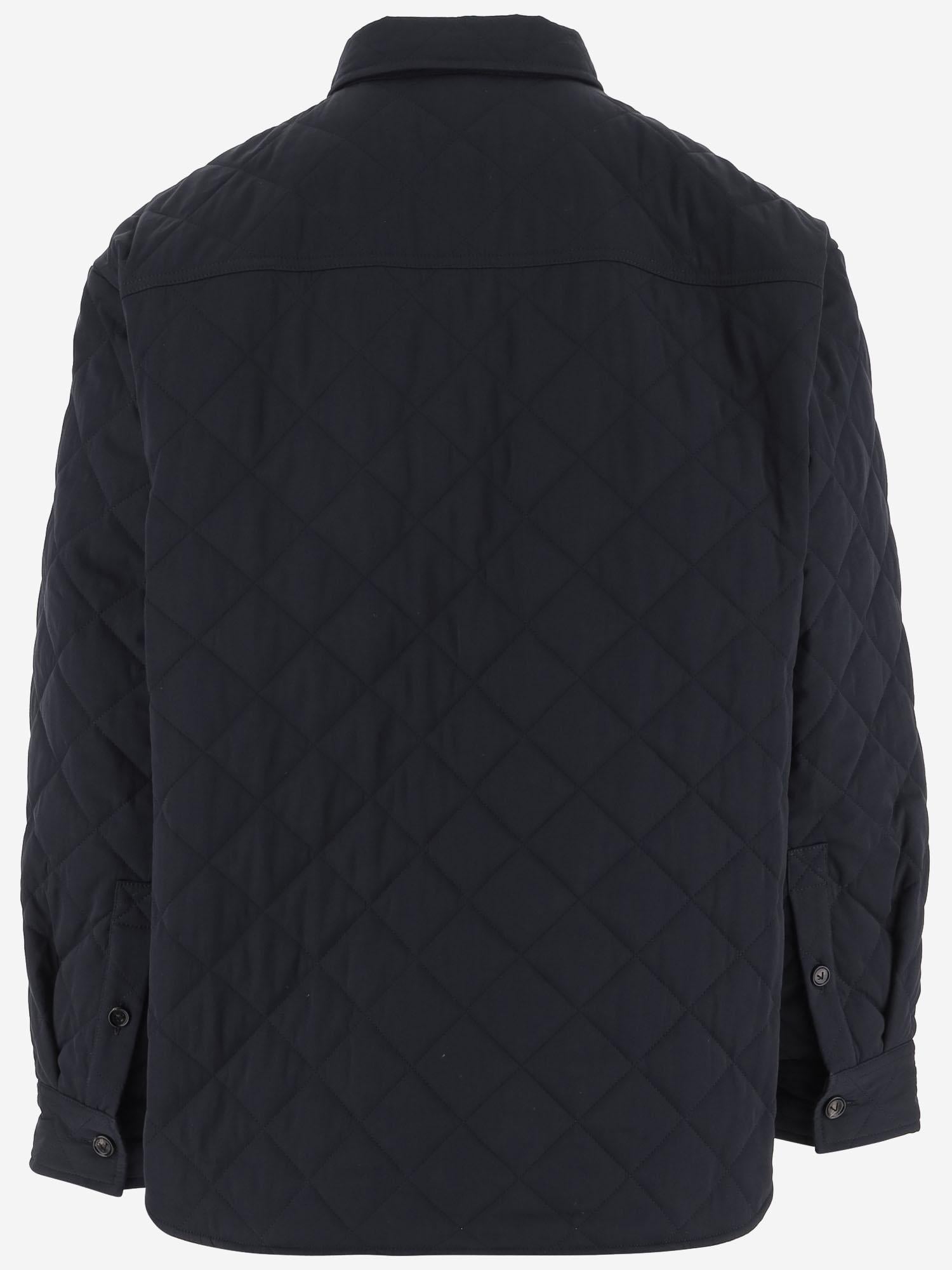 CAMICIA TRAPUNTATA IN MISTO COTONE 837036 V5O604246 BOTTEGA VENETA 