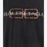 T-SHIRT IN COTONE CON LOGO 764235 TTVD61041 BALENCIAGA 