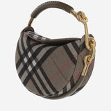 POCHETTE BRIDLE CON MOTIVO CHECK 8116866 BRUSH BURBERRY 