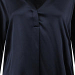 CAMICIA IN SETA CON SCOLLO A V VR84511926 403CBL VINCE 