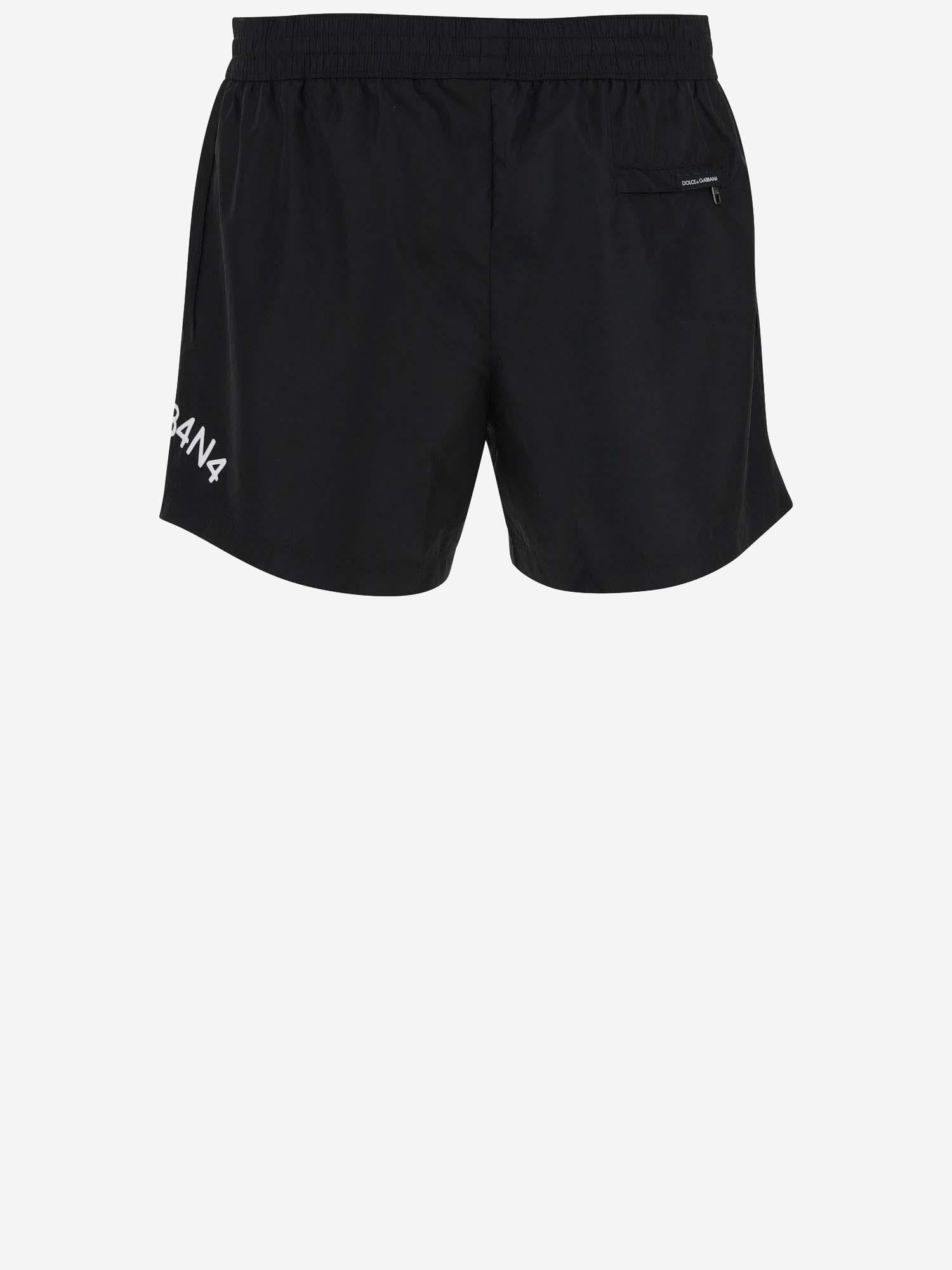 COSTUME DA BAGNO IN NYLON CON LOGO M4F31T FUSFWN0000 DOLCE & GABBANA 