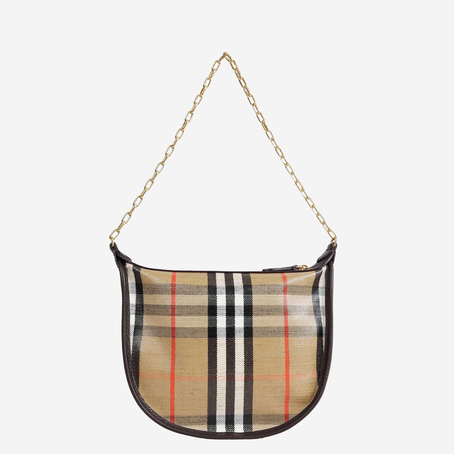 Mini borsa Highlands con catena 8123577 SAND BURBERRY 