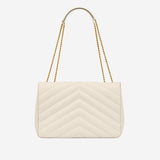 BORSA LOULOU IN PELLE DI AGNELLO TRAPUNTATA 803541 AAEAX9207 SAINT LAURENT 