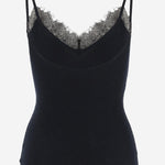 TOP IN CASHMERE CON BORDO IN PIZZO KNVS25352 3 ARCH4 