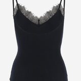 TOP IN CASHMERE CON BORDO IN PIZZO KNVS25352 3 ARCH4 