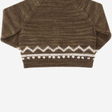 CARDIGAN IN LANA CON MOTIVO GRAFICO K1220W25 762 MISHA & PUFF KIDS 