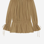 ABITO ARRICCIATO IN COTONE 820966 Y3K752560 SAINT LAURENT 