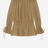 ABITO ARRICCIATO IN COTONE 820966 Y3K752560 SAINT LAURENT 
