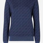 MAGLIA JUMPER IN LANA E SETA FZXE39 AYM1F1UKI FENDI 