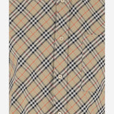CAMICIA A QUADRI CON TASCHINO 8104072 SANDIPCHECK BURBERRY 