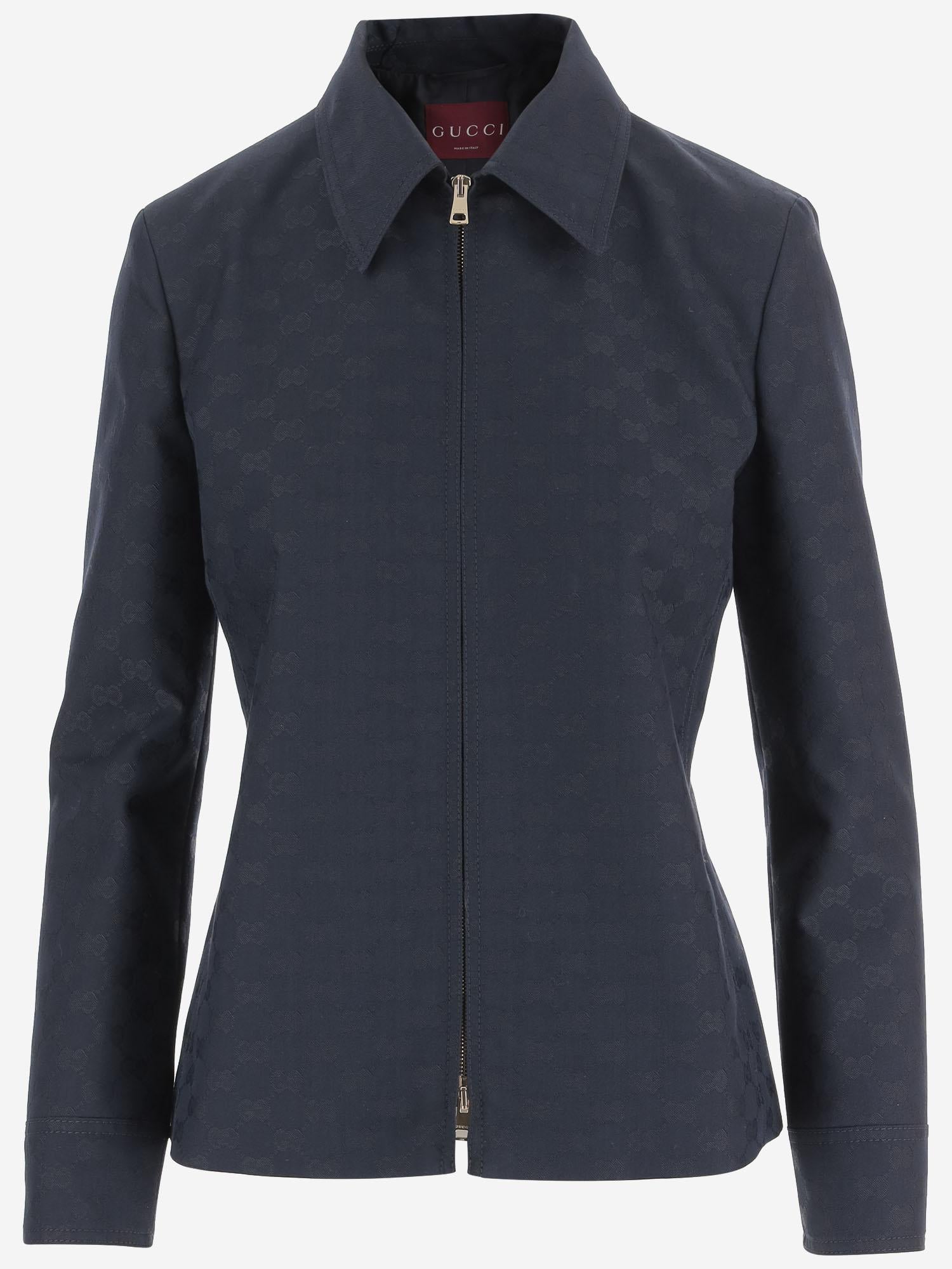 GIACCA IN MISTO COTONE CON MOTIVO GG 851889 ZAQXT4474 GUCCI 