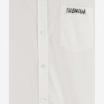 CAMICIA IN COTONE CON LOGO 857810 TRM289000 BALENCIAGA 