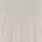 T-SHIRT SERATA IN COTONE E CASHMERE 10491K705 WHT THE ROW 