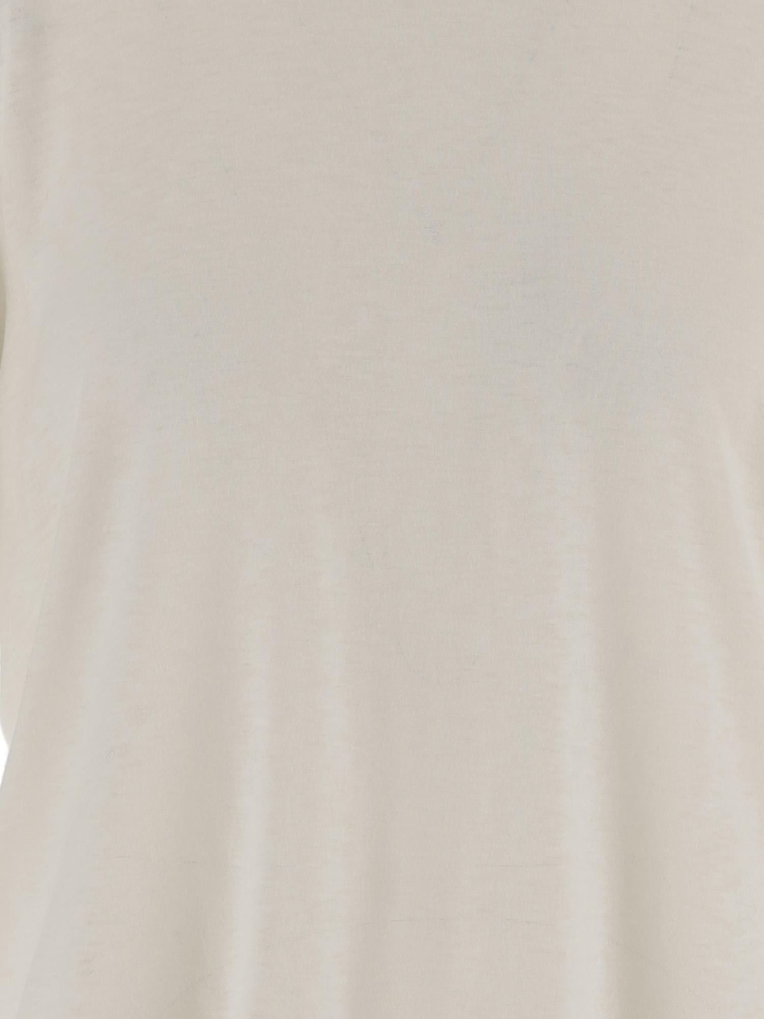 T-SHIRT SERATA IN COTONE E CASHMERE 10491K705 WHT THE ROW 