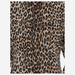 CAMICIA IN SETA LEOPARDATA Q588E231 NATURAL EQUIPMENT 