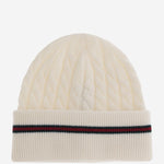 BEANIE  IN LANA CON NASTRO WEB 828912 4K2069166 GUCCI KIDS 