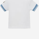 POLO IN PIQUET DI COTONE CON LOGO 8A000018496F 034 MONCLER ENFANTS 