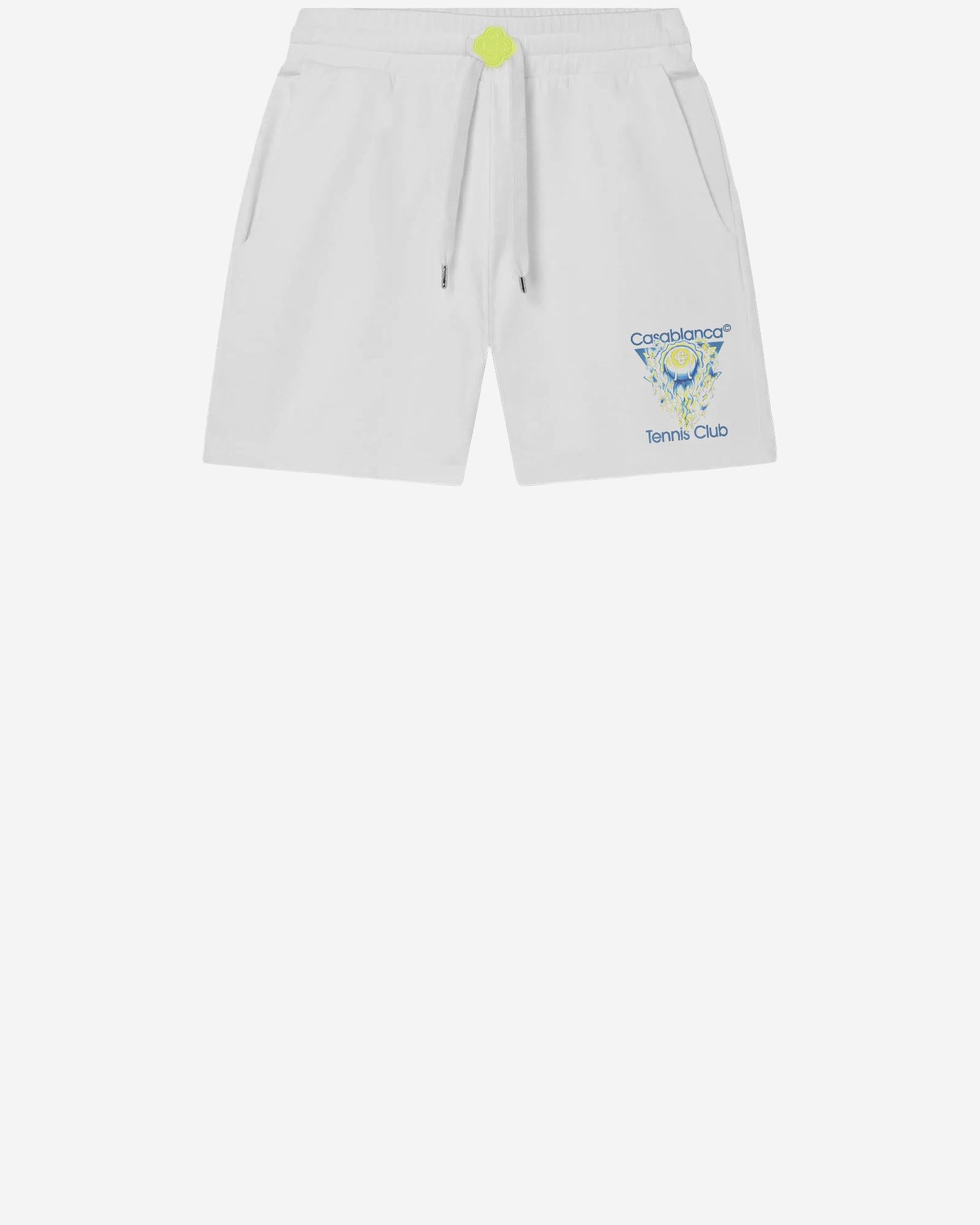 PANTALONI CORTI IN COTONE CON LOGO MSP26JTR003 02 CASABLANCA 