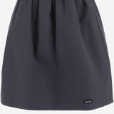 GONNA AMPIA IN COTONE CON LOGO MG2425 1BMSF0170 MIU MIU 