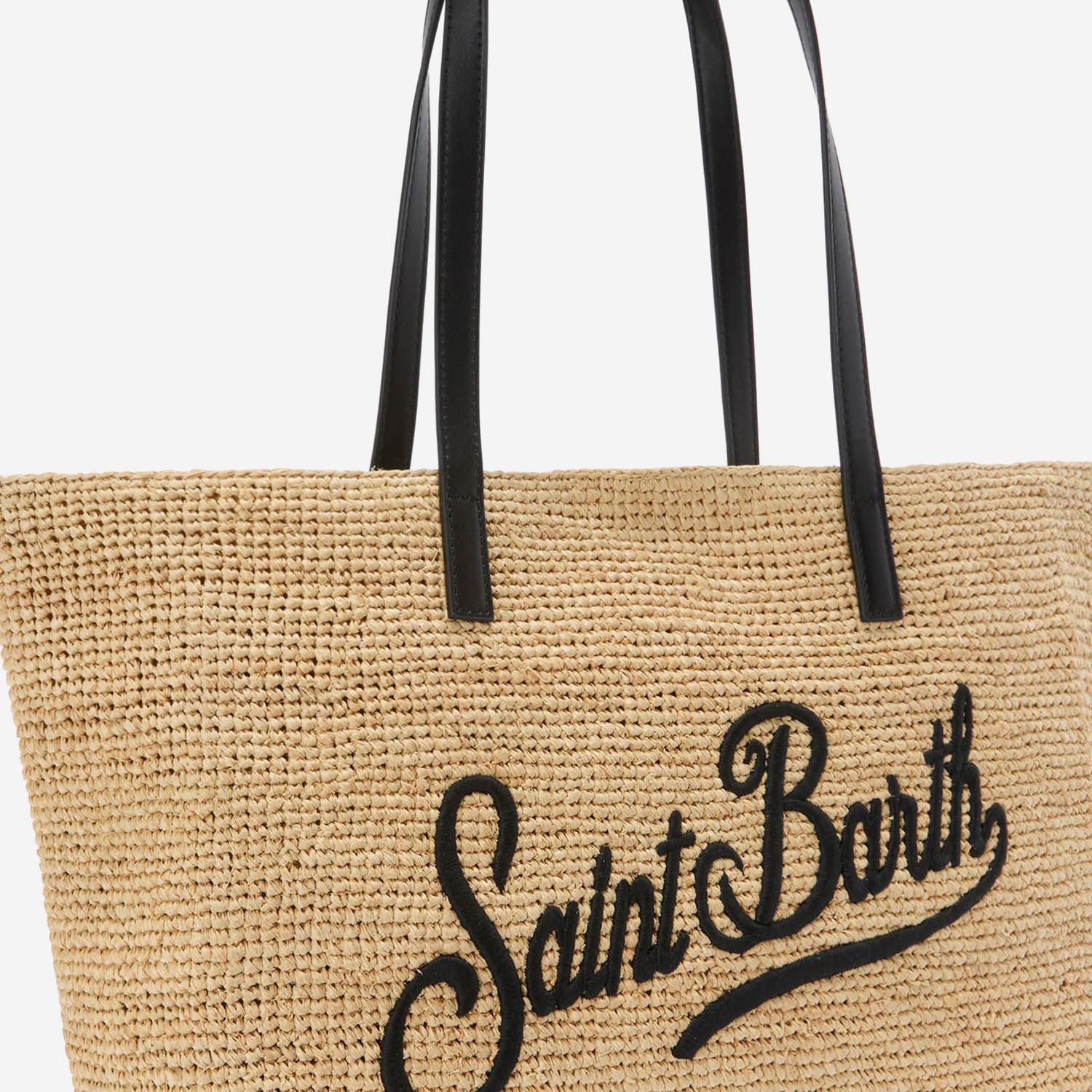 BORSA SHOPPING IN RAFIA CON LOGO RAFC001 00421L MC2 SAINT BARTH 