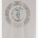 T-SHIRT IN COTONE CON STAMPA 80OAHE01 CJ110003 JUST CAVALLI 