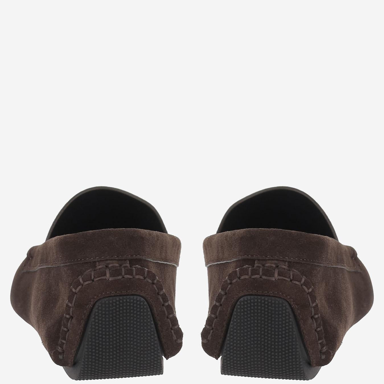 MOCASSINI IN PELLE SCAMOSCIATA<BR/> F2147L805 LQB THE ROW 