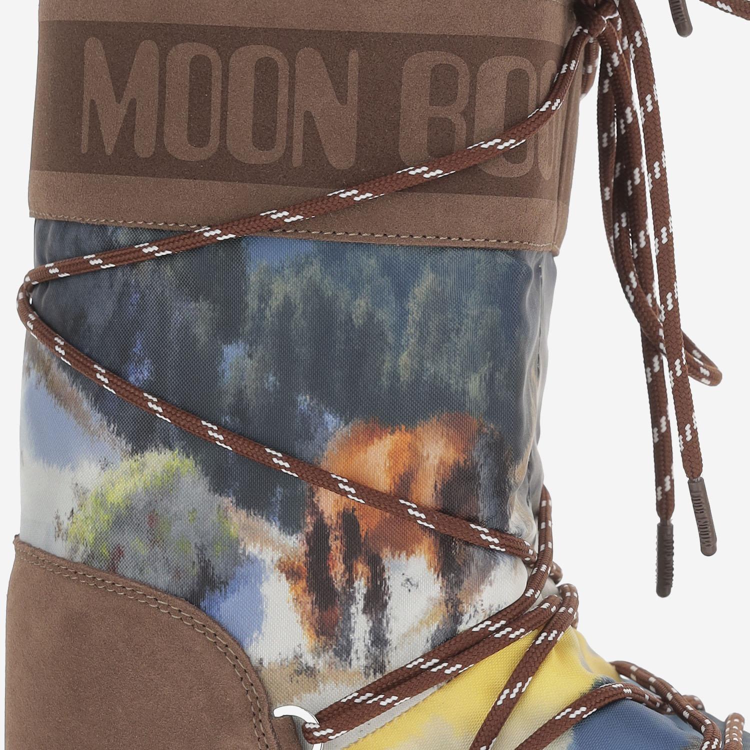 STIVALI ICON CON STAMPA PAESAGGIO 1403090 M062 MOON BOOT X GUEST IN RESIDENCE 