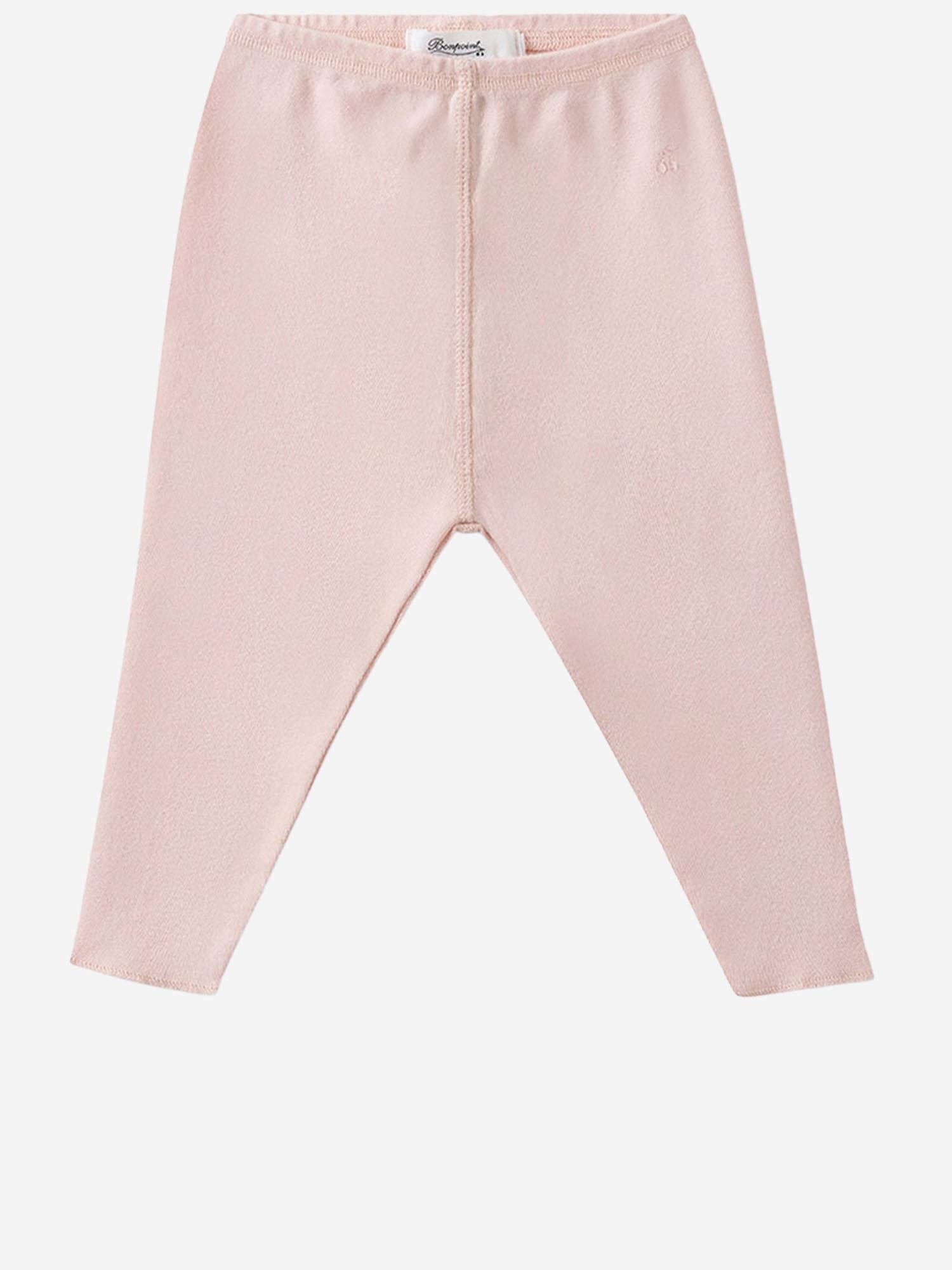 LEGGINGS IN COTONE  CON LOGO PEBTI2037CA 021 BONPOINT KIDS 