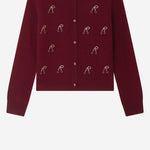 Cardigan Jonia in cashmere con perline W05GCAK00035 152A BONPOINT KIDS 