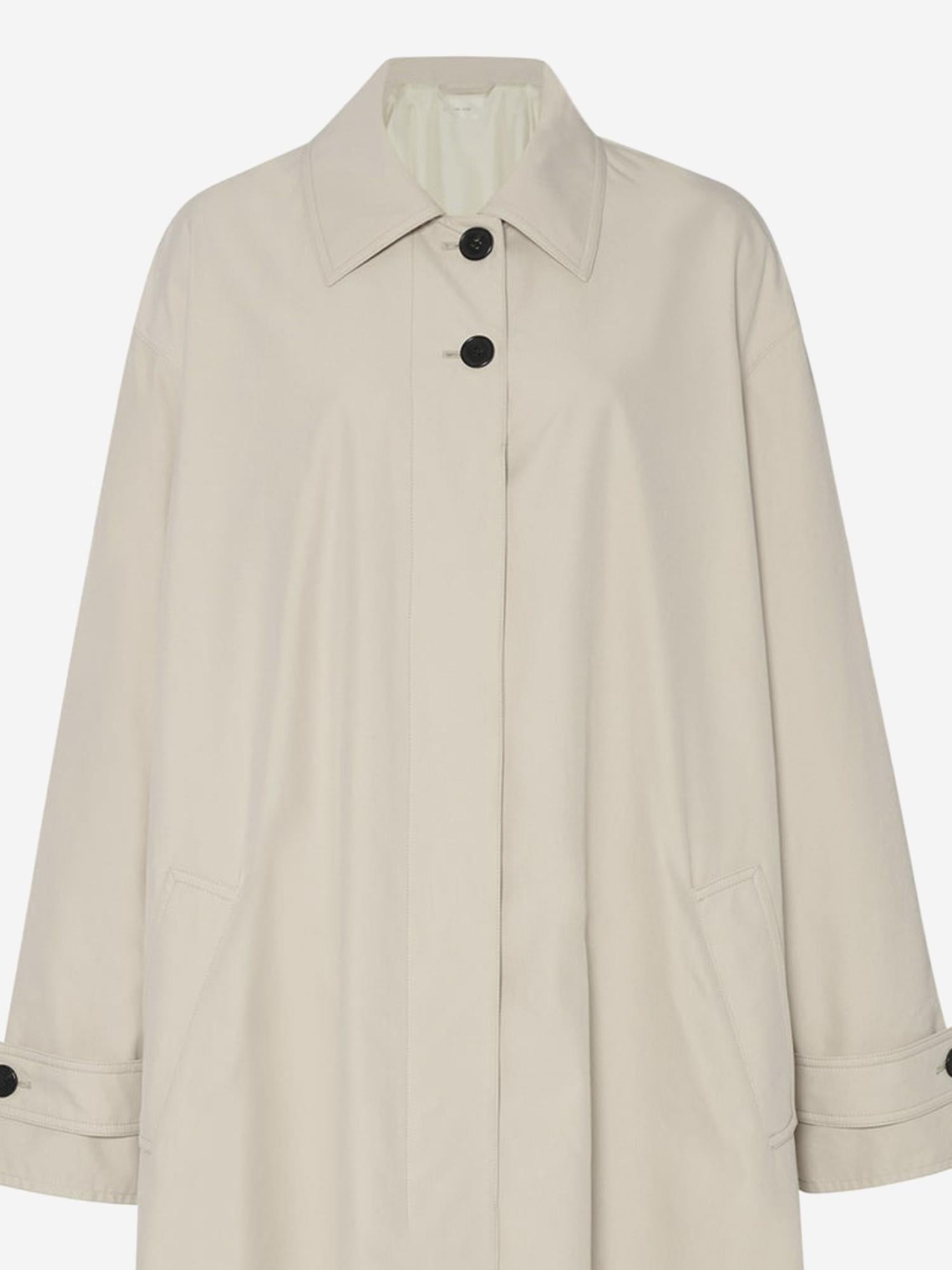 CAPPOTTO LOLANA IN COTONE TECNICO 10490W4282 POR THE ROW 