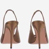 KRISTINA SLINGBACK IN SETA KRISTINASLING 105MOCHA AMINA MUADDI 