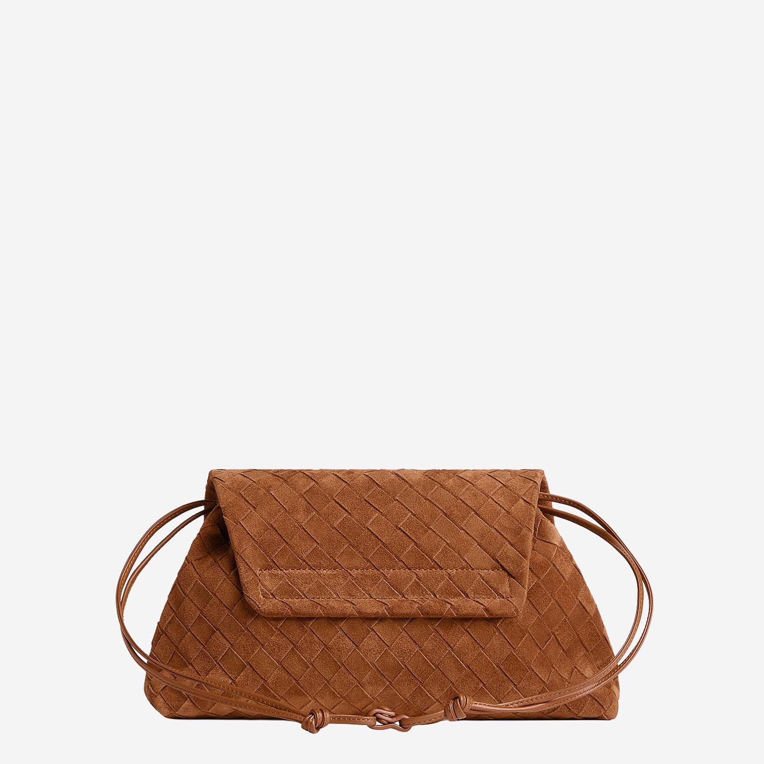 BORSA POUCH GIORNO IN SUEDE 857657 V5ZZ02588 BOTTEGA VENETA 