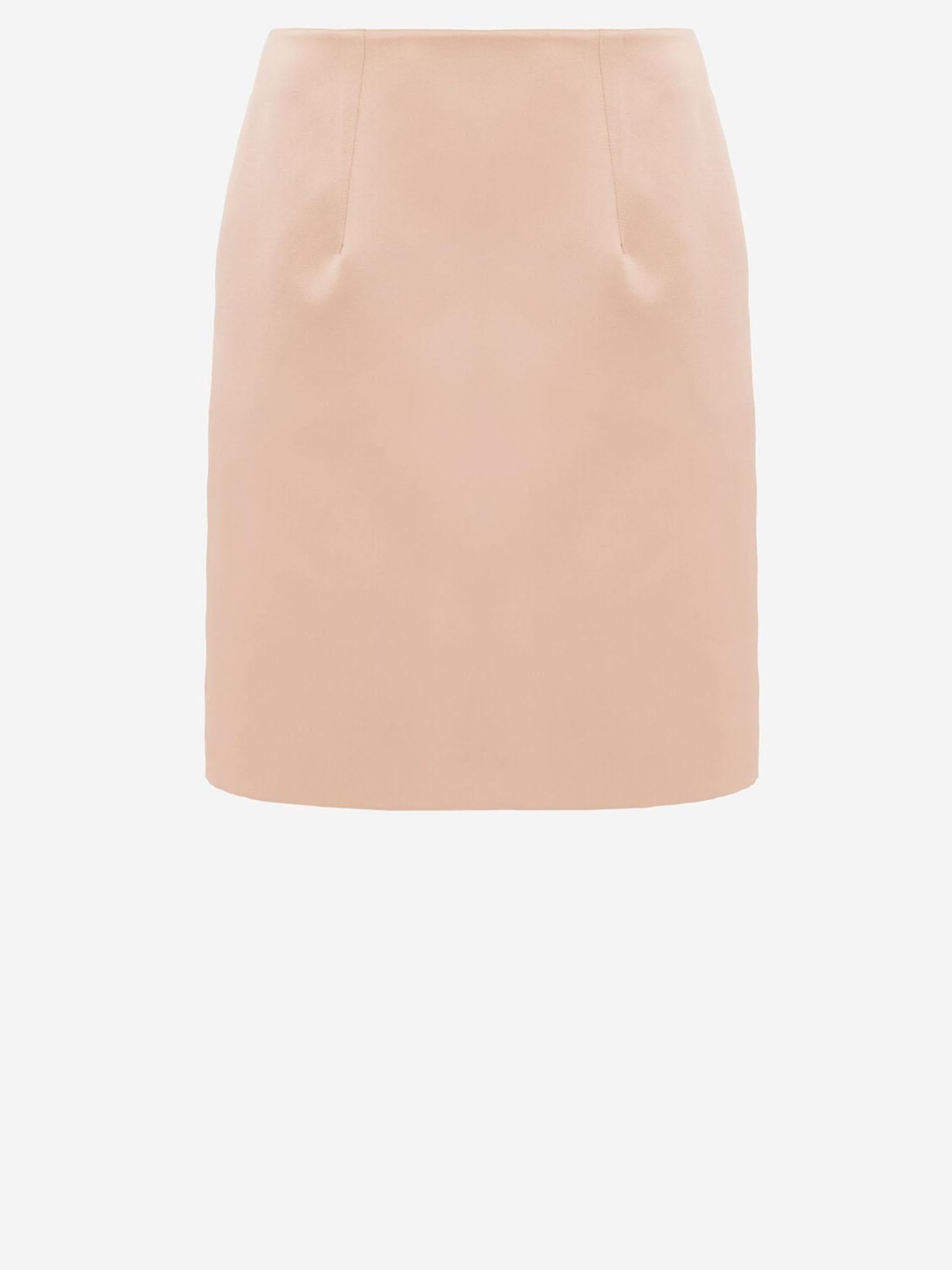 GONNA CORTA A TUBINO IN RASO DUCHESSE TECNICO CH26SJU19262 6K7 CHLOE 