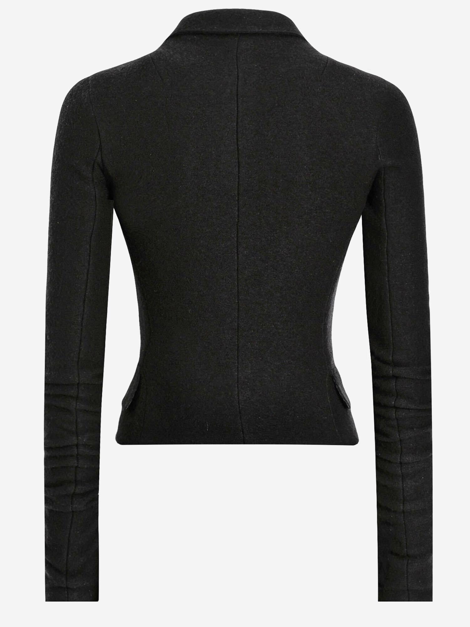 GIACCA MONOPETTO IN PANNO LANA F27HFT HU2BBN0000 DOLCE & GABBANA 