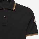 Polo in cotone con logo 8A00005 89A16999 MONCLER 