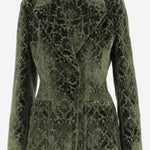 Blazer in velluto barocco 8115889 MOAT IP PATTERN BURBERRY 