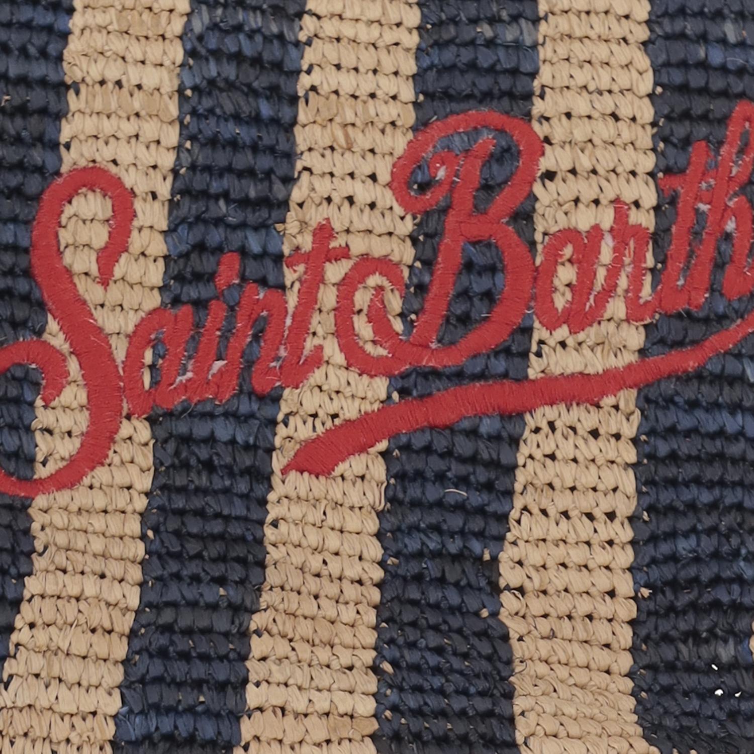 POCHETTE IN RAFIA CON LOGO RAFP001 02766L MC2 SAINT BARTH 
